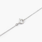 18ct White Gold Sapphire & Diamond Four-Leaf Clover Pendant Necklace