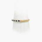 9ct Yellow Gold Sapphire and Diamond Half Eternity Ring - Jordans Jewellers