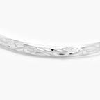 Silver Engraved Court Bangle - Jordans Jewellers