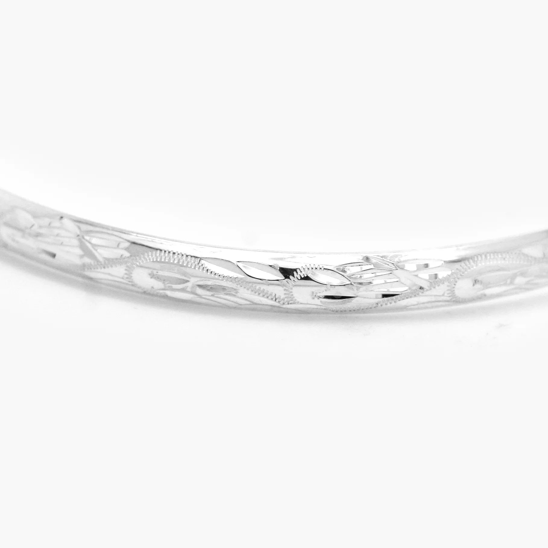 Silver Engraved Court Bangle - Jordans Jewellers