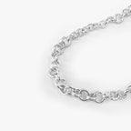 Silver Fancy Oval Link Chain