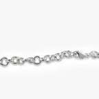Silver Fancy Oval Link Chain
