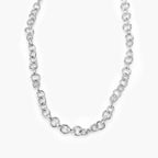 Silver Fancy Oval Link Chain