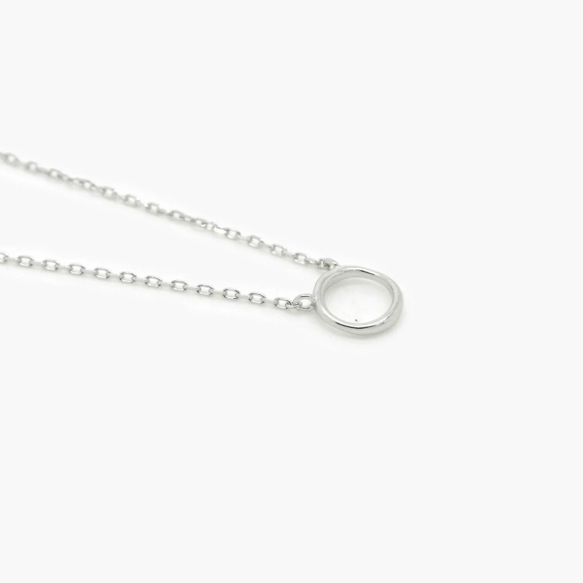 Silver Circle Necklace - Jordans Jewellers