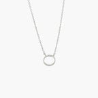 Silver Circle Necklace - Jordans Jewellers