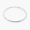 Silver 3mm Diamond Cut Bangle - Jordans Jewellers