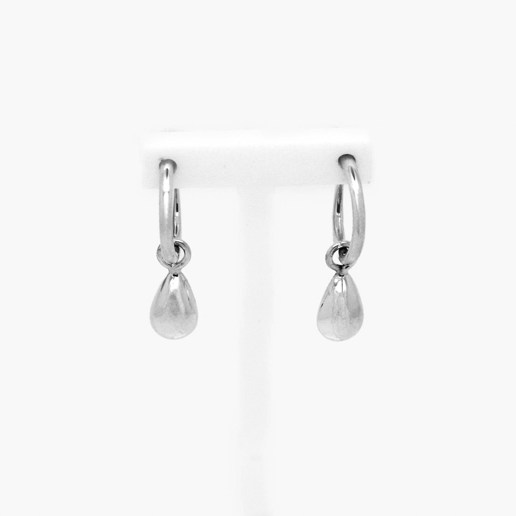 Silver Teardrop Drop Earrings - Jordans Jewellers