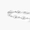 Silver Teardrop Domed Bracelet - Jordans Jewellers