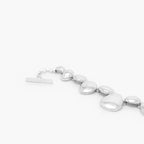 Silver Polished Pebble Bracelet - Pebble Set - Jordans Jewellers