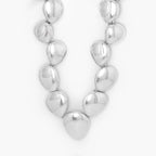 Silver Polished Pebble Necklace - Pebble Set - Jordans Jewellers