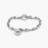 Silver Bead & Chain Link Bracelet - Jordans Jewellers