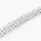 Silver Triple Brick Link Bracelet - Jordans Jewellers