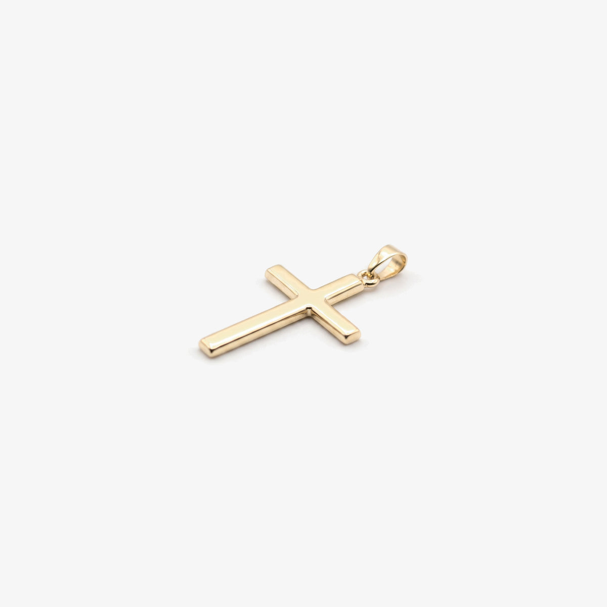 9ct Gold Small Cross Pendant - close up detail