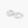 Silver 15mm Polished Hoop Earrings - Jordans Jewellers