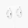 Silver 20mm Polished Hoop Earrings - Jordans Jewellers