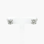 Lab Grown 1.00ct Diamond Stud Earrings in 18ct White Gold - Jordans Jewellers