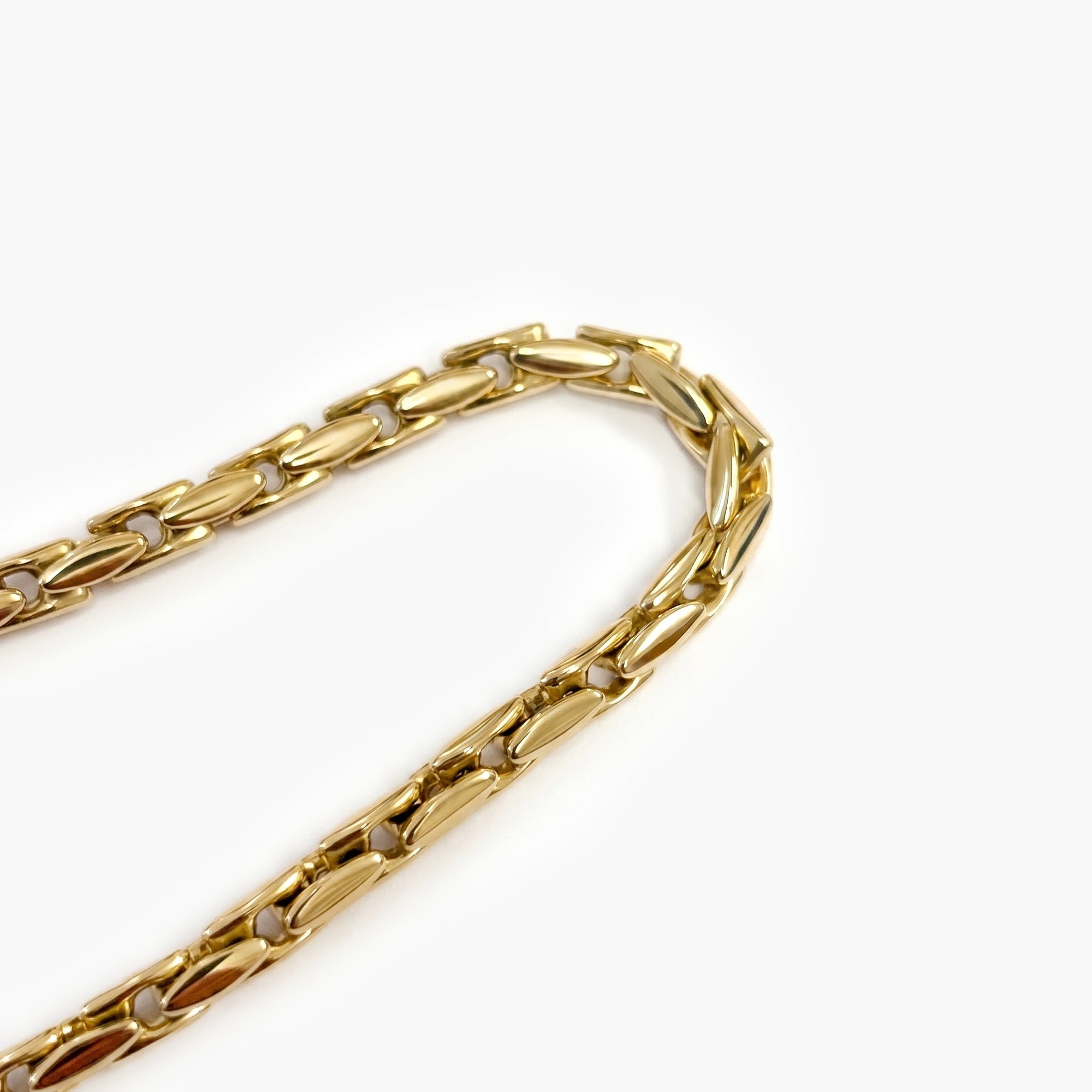 9ct Yellow Gold Spiga Link Bracelet