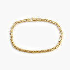 9ct Yellow Gold Spiga Link Bracelet