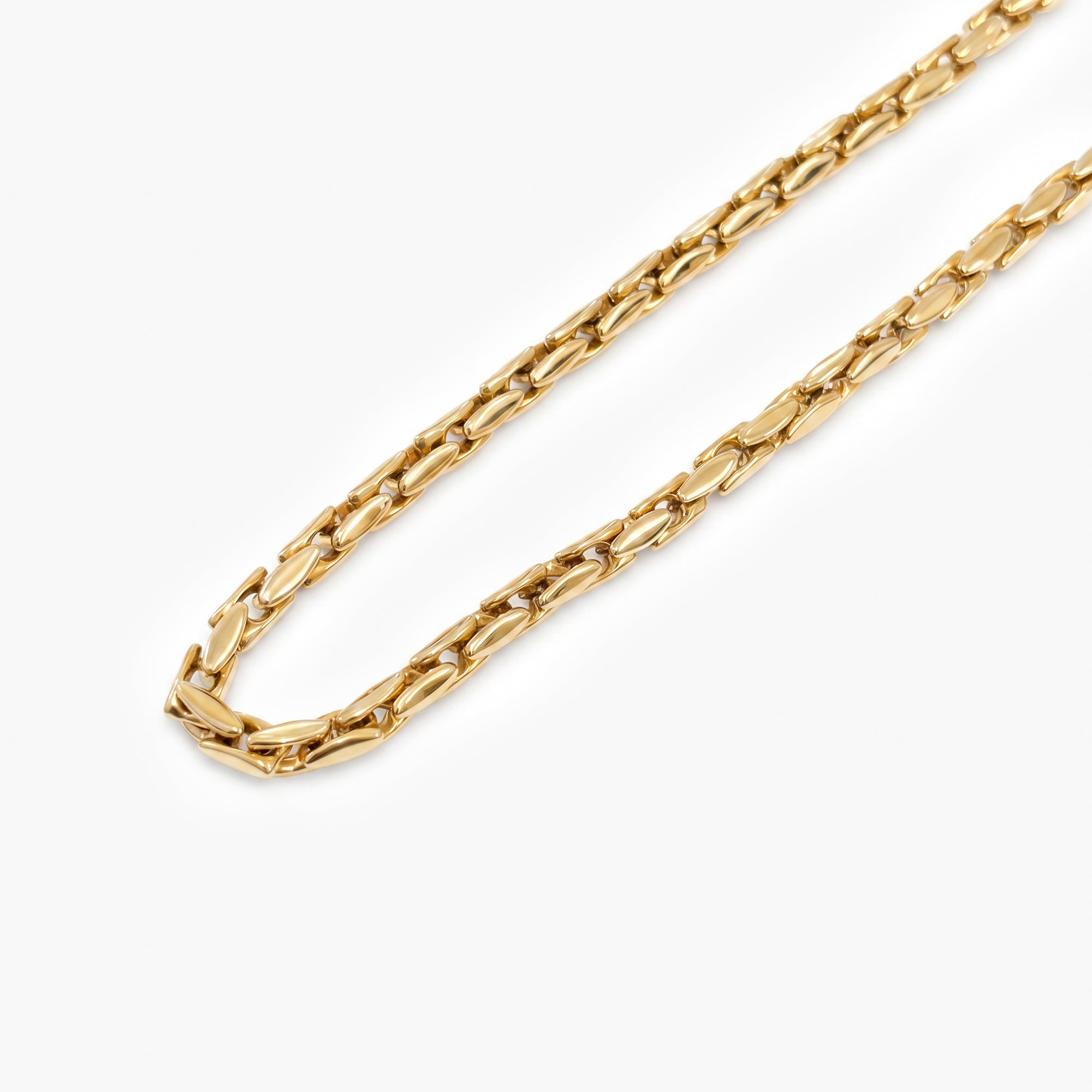 9ct Yellow Gold Spiga Chain Necklace