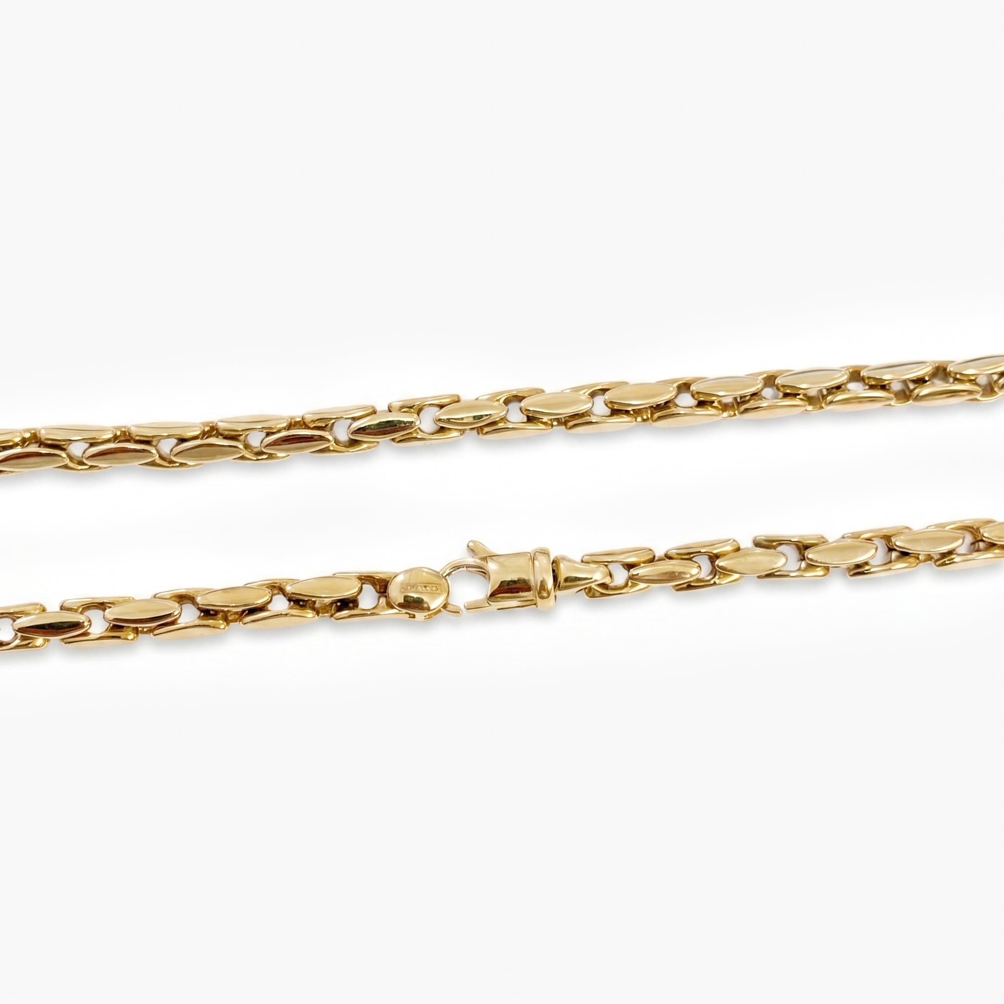 9ct Yellow Gold Spiga Chain Necklace
