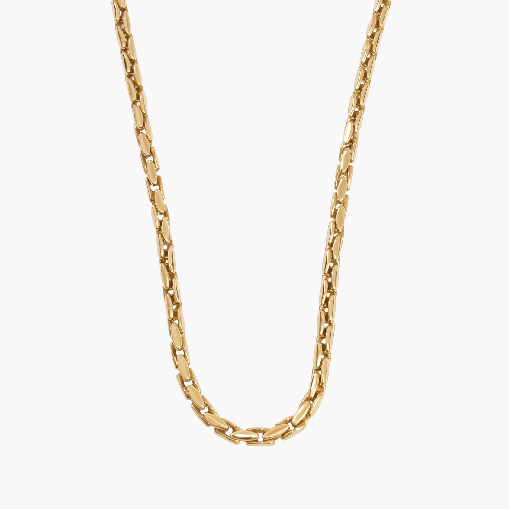 9ct Yellow Gold Spiga Chain Necklace