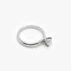 18ct White Gold 0.45ct Solitaire Diamond Ring