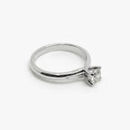 18ct White Gold 0.45ct Solitaire Diamond Ring