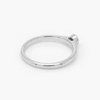 9ct White Gold Illusion Set Diamond Solitaire Ring - Jordans Jewellers