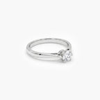 18ct White Gold Solitaire Diamond Ring