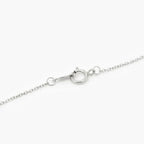18ct White Gold Lab Grown Diamond Solitaire Pendant Necklace