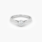 18ct White Gold Solitaire Diamond Ring