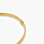 9ct Yellow Gold Hinged Bangle - Jordans Jewellers