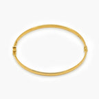 9ct Yellow Gold Hinged Bangle - Jordans Jewellers