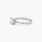 Platinum Radiant Cut Diamond Solitaire Ring 1.00ct