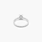 Platinum Radiant Cut Diamond Solitaire Ring 1.00ct