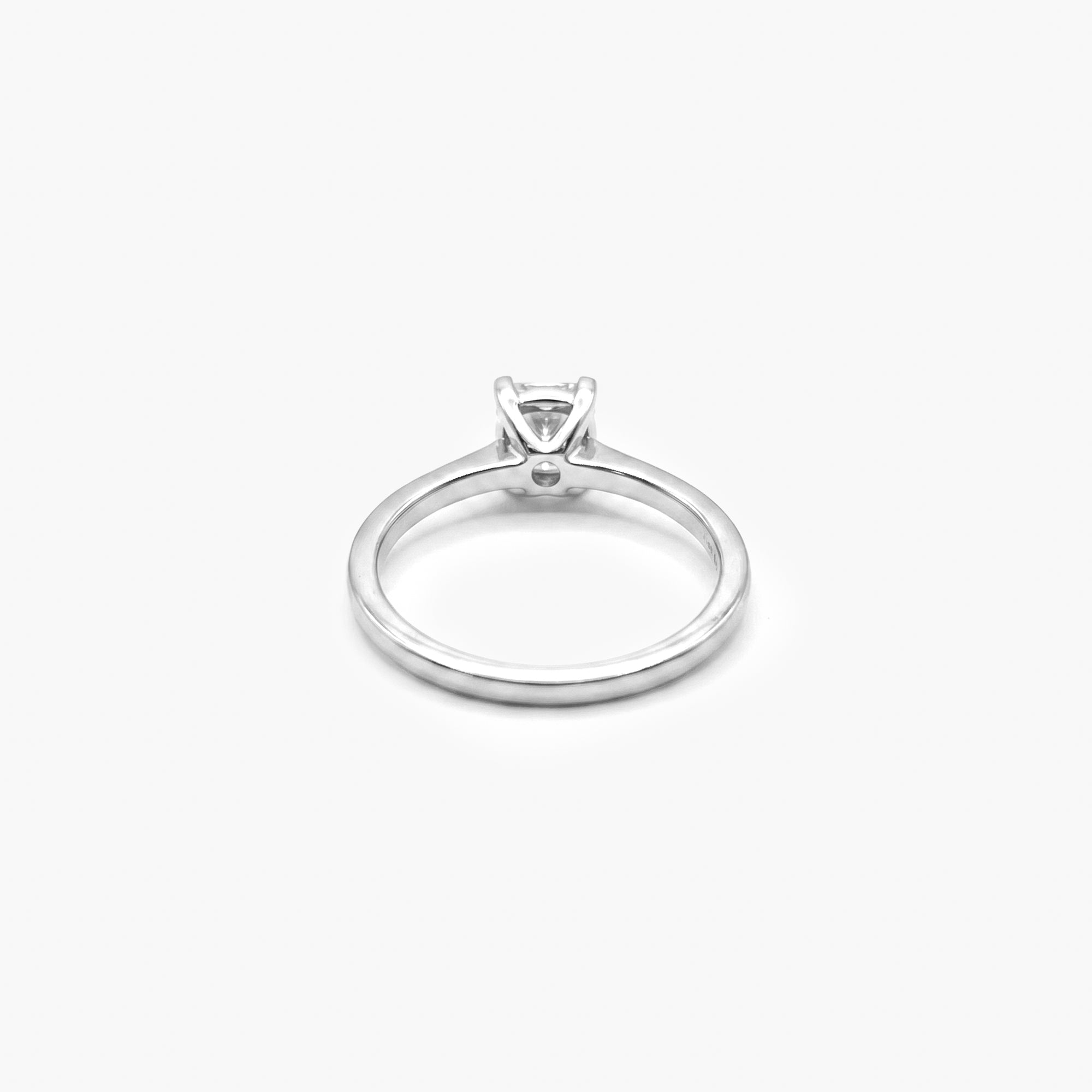 Platinum Radiant Cut Diamond Solitaire Ring 1.00ct