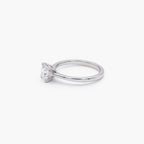 Platinum Radiant Cut Diamond Solitaire Ring 1.00ct
