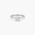 Platinum Radiant Cut Diamond Solitaire Ring 1.00ct