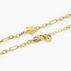 14ct Yellow Gold Star Link Bracelet - Jordans Jewellers
