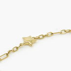 14ct Yellow Gold Star Link Bracelet - Jordans Jewellers