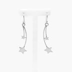 Silver Shooting Star Drop Earrings - Jordans Jewellers