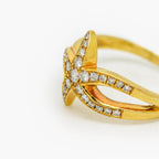 18ct Gold Diamond Starfish Ring - Jordans Jewellers