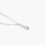 Silver Slim Teardrop Pendant - Jordans Jewellers