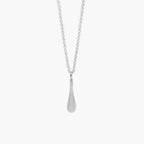 Silver Slim Teardrop Pendant - Jordans Jewellers