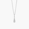 Silver Slim Teardrop Pendant - Jordans Jewellers