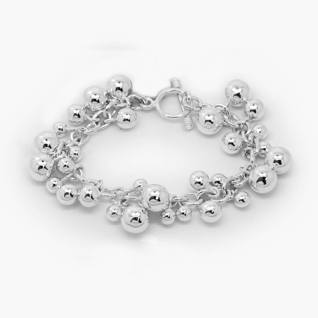 Silver Mixed Balls Bracelet