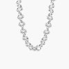 Silver Circle & Ball Necklace