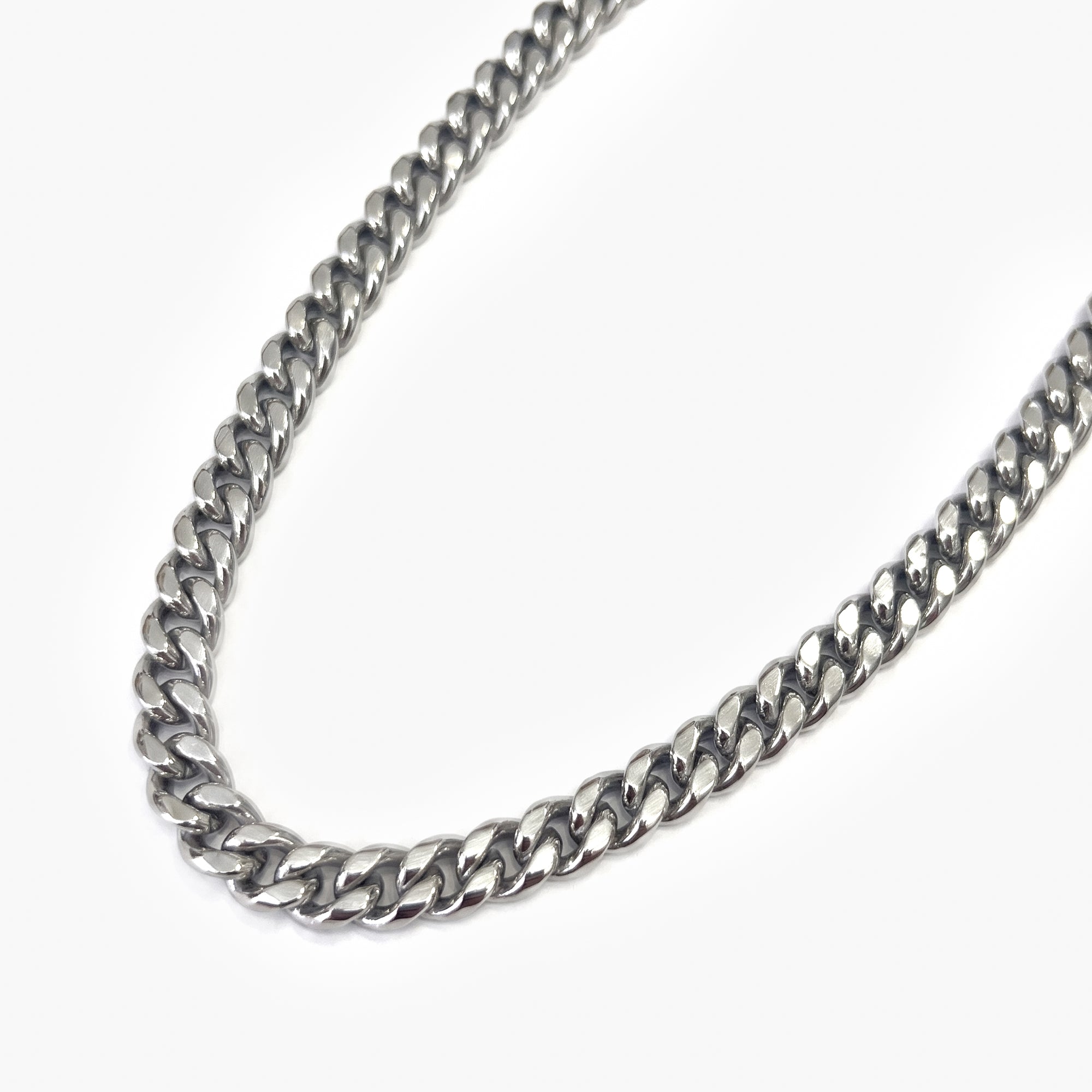 Men's Stainless Steel 6mm Curb Chain