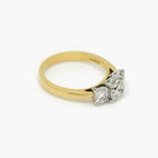 18ct Gold 1.37ct Diamond Three Stone Ring - Jordans Jewellers