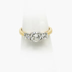 18ct Gold 1.37ct Diamond Three Stone Ring - Jordans Jewellers